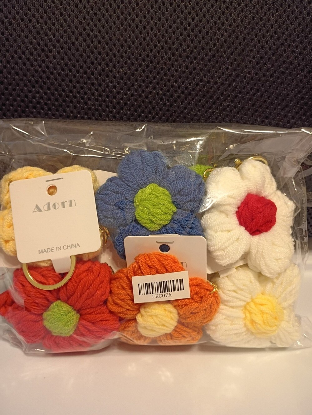 12-Piece Crochet Bag Charm & Keychain Bundle